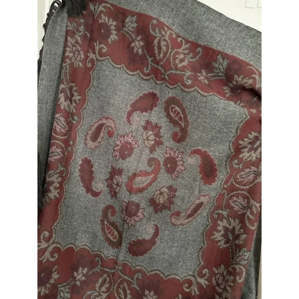 Ozer Tekstil Blanket Wool Scarf Throw Made in Turkey